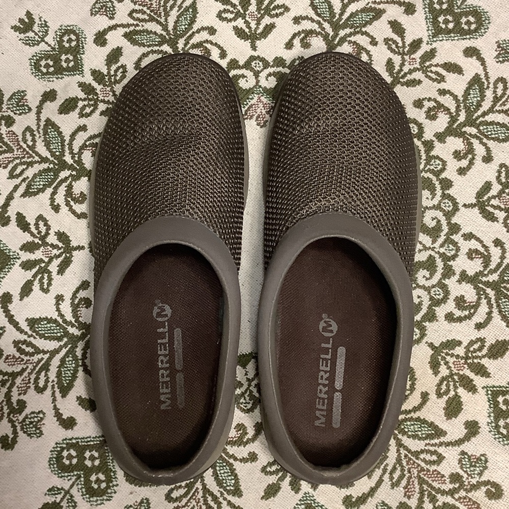 Merrell Dark Earth Mesh Slip-Ons Performance Footware